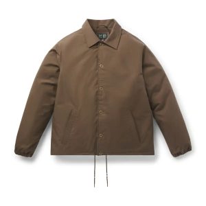 Men's Waxed Primaloft Coaches Jacket Brown